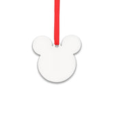Aluminium Xmas Decoration - Double Sided - Mickey Shape